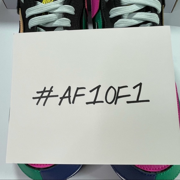 Nike Air Force 1 of 1 Mens Size 10 Sneakers Velcro - Picture 10 of 12